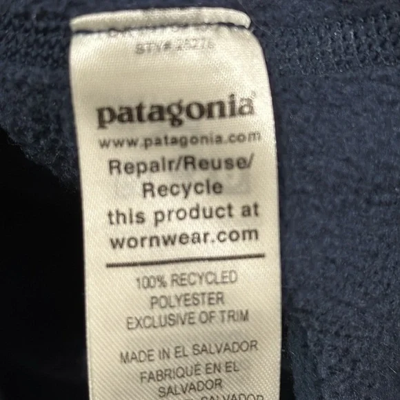 Patagonia Fleece Quarter Zip Size Medium - Picture 5 of 6